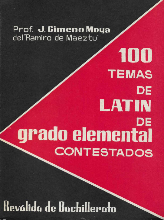 100 temas de Latin de grado elemental. Contestados