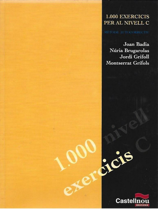 1.000 EXERCICISPER AL NIVELL C. Mètode Autocorrectiu