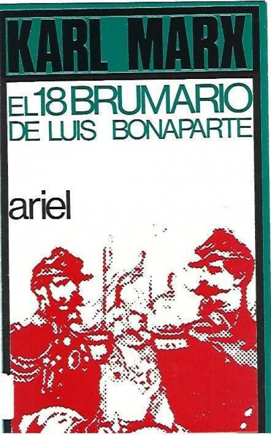18 BRUMARIO DE LUIS BONAPARTE
