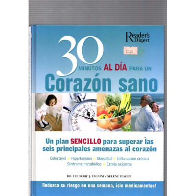 30 minutos al día para un corazón sano / Dr. Frederic J. Vagini