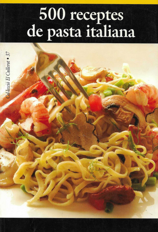 500 receptes de pasta italiana.
