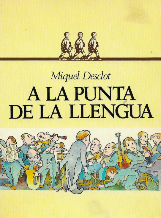 A la punta de la llengua.