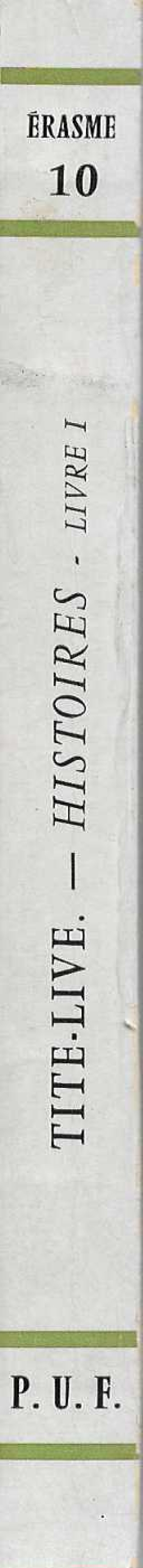 Ab Vrbe Condita. Liber Primus (Hisoires, Livre 1)