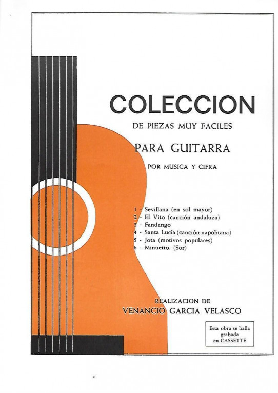 ALBUN DE PIEZAS MUY FACILES PARA GUITARRA por musica y cifra.