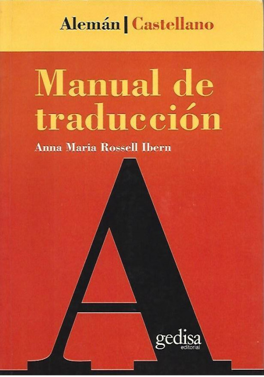 ALEMAN / CASTELLANO. MANUAL DE TRADUCCIÓN