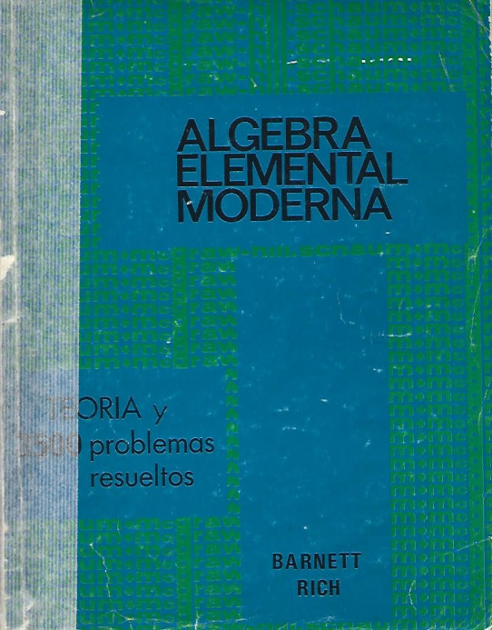ÁLGEBRA ELEMENTAL MODERNA