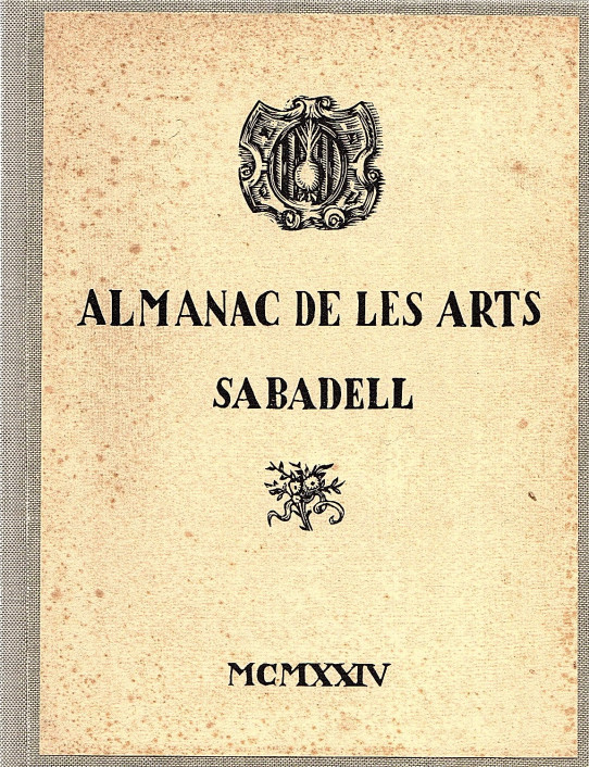 ALMANAC DE LES ARTS SABADELL 1924