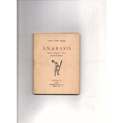 Anabasis / Agustin Larrauri
