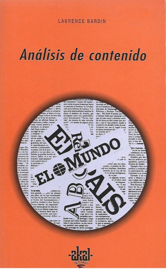 ANÁLISIS DE CONTENIDO