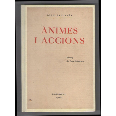 Ànimes i accions / Joan Sallarès