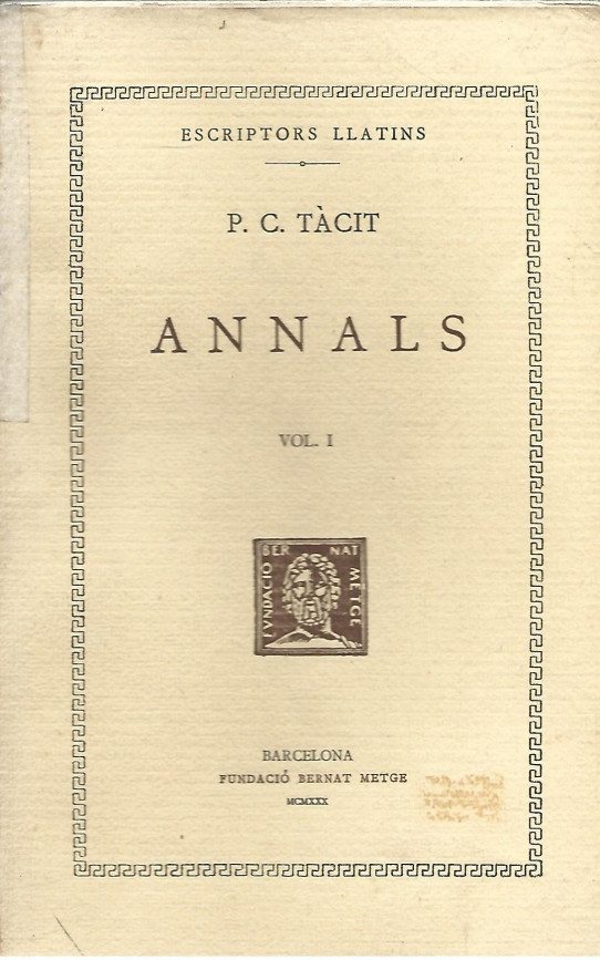 ANNALS Volum I  (Tacit)