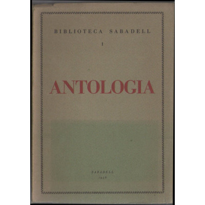 Antologia : (trenta-set autors actuals sabadellencs)