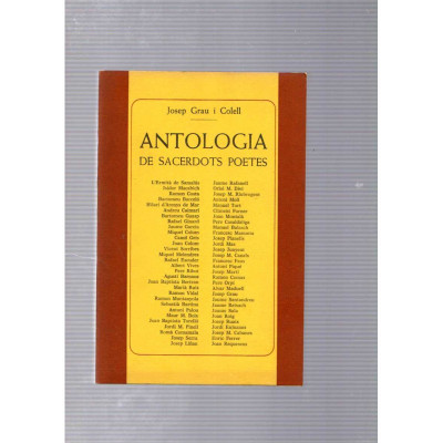 Antologia de sacerdots poetes / Josep Grau i Colell