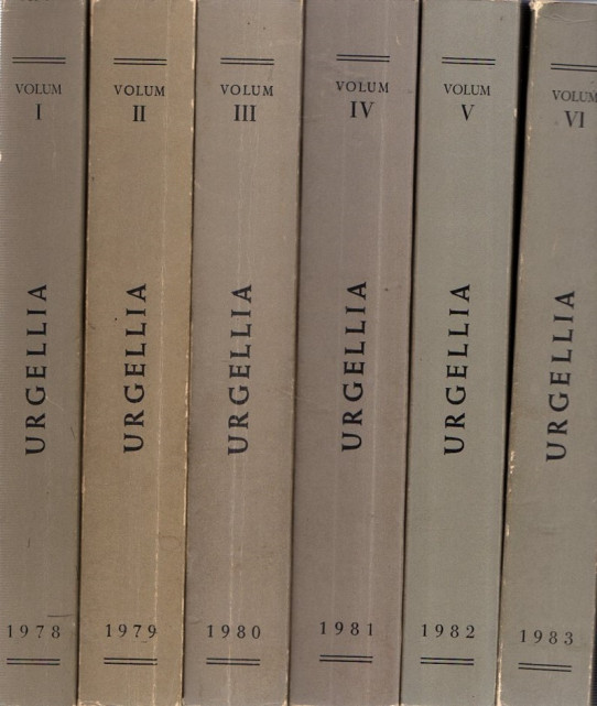 ANUARI URGELLIA (14 VOLUMS)