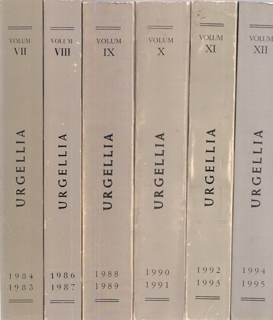 ANUARI URGELLIA (14 VOLUMS)
