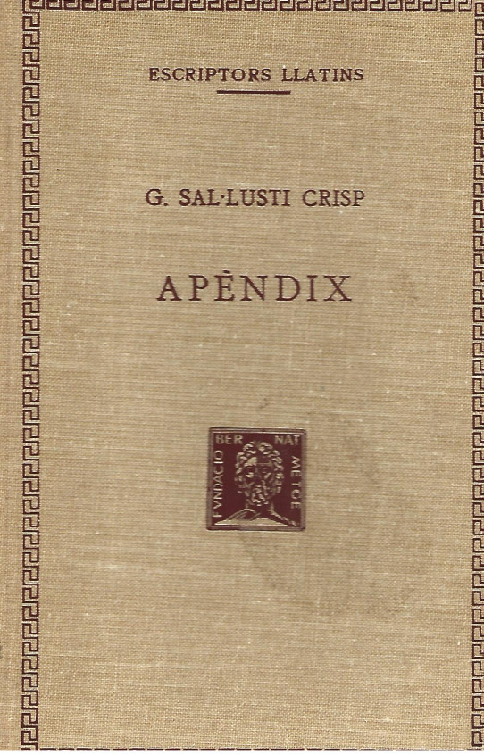 APENDIX (Fragments i obres espúries)  -Sal.luspi-