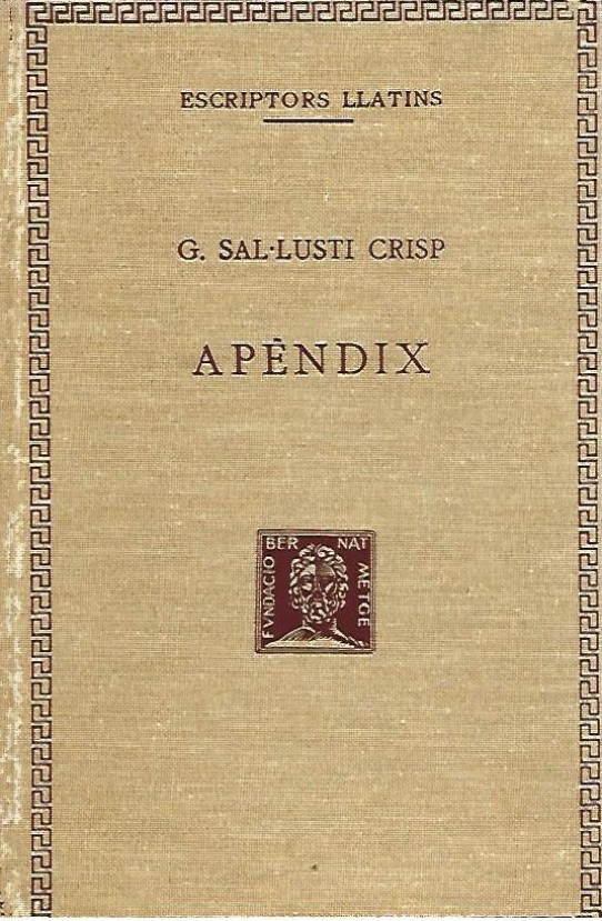 APENDIX. Fragments i obres espùries. (Sal.lusti)