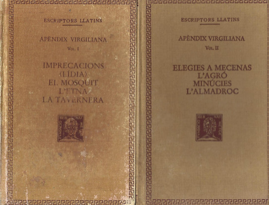 APENDIX VIRGILIANA 2 Vols.
