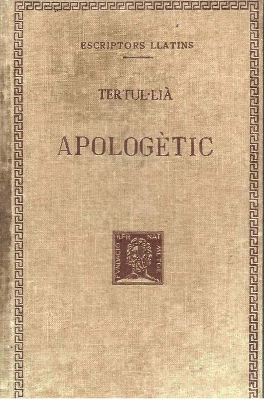 APOLOGÈTIC  (Tertul.lià)