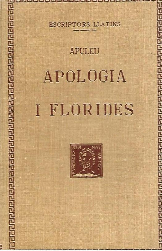 APOLOGIA I FLORIDES  (Apuleu)