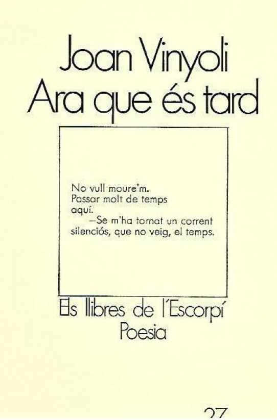 ARA QUE ES TARD