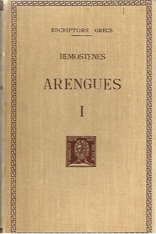 ARENGUES 3 Volums  (Demostenes)