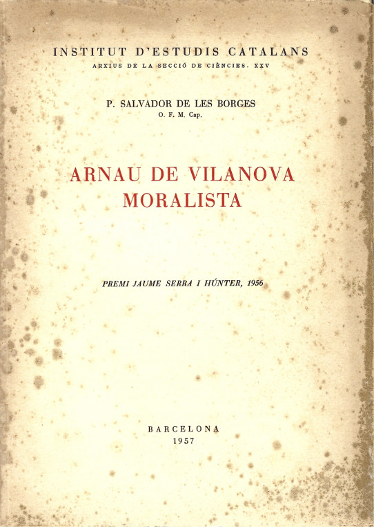 ARNAU DE VILANOVA MORALISTA