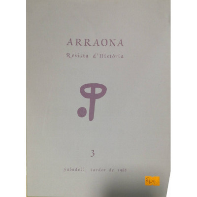 Arraona. Revista d'història 3.