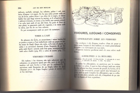 ART DE BEN MENJAR. Llibre català de cuina. Tretzena edició (1968)