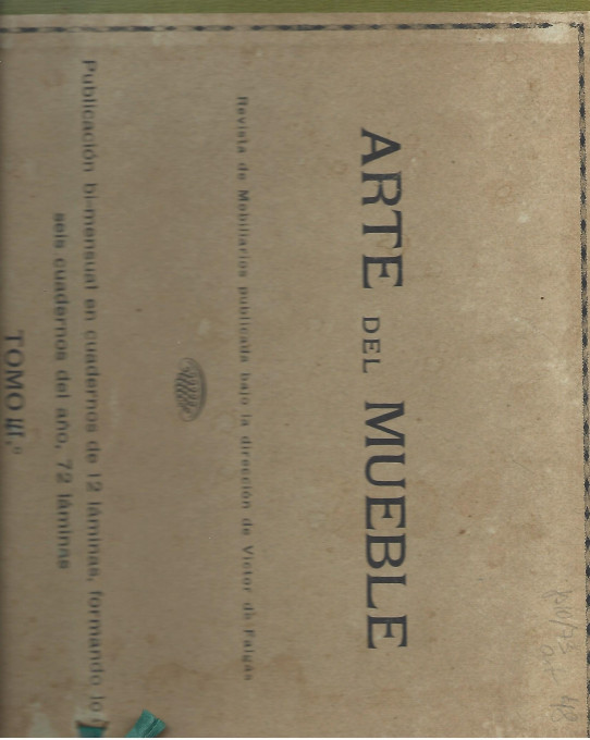 ARTE DEL MUEBLE TOMO 3