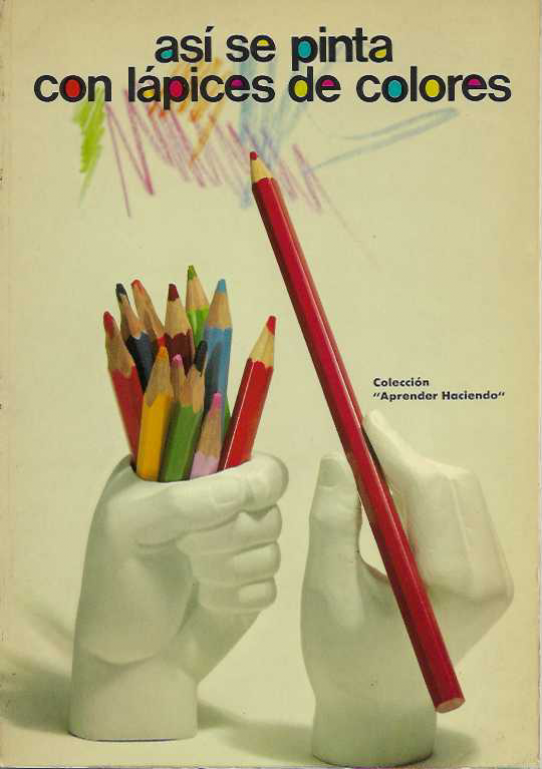 Así se pinta con lápices de colores.