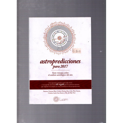 Astropredicciones para 2017 / Lucem Ediciones