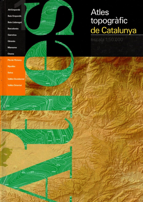 ATLES TOPOGRÀFIC DE CATALUNYA (3 VOLUMS)