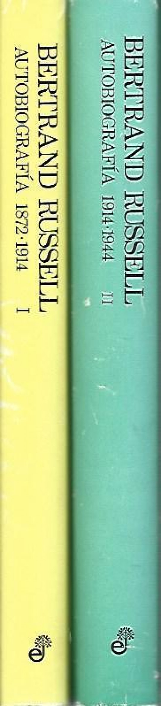 AUTOBIOGRAFÍA 1872-1914 y 1914-1944 (2 VOLÚMENES)