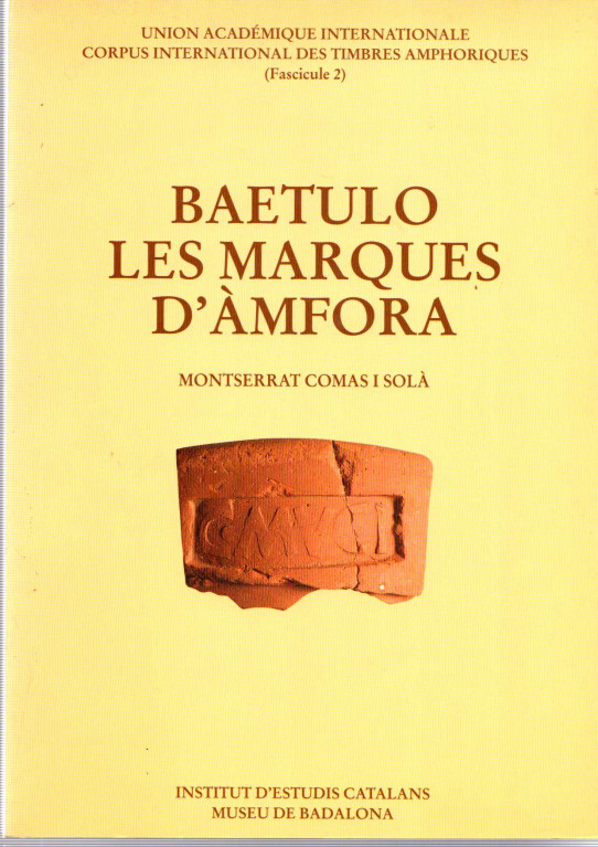 BAETULO. LES MARQUES D'ÀMFORA