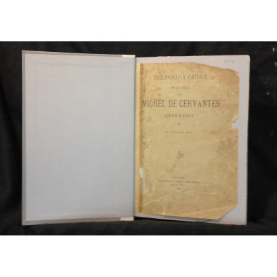 Bibliografía crítica de las obras de Miguel de Cervantes Saavedra (I/III)