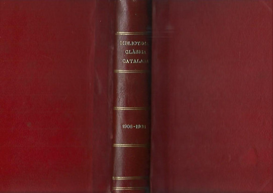 BIBLIOTECA CLASSICA CATALANA. 94 Primers números