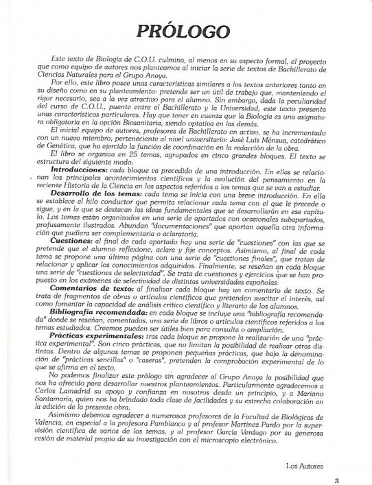 BIOLOGÍA (C.O.U)