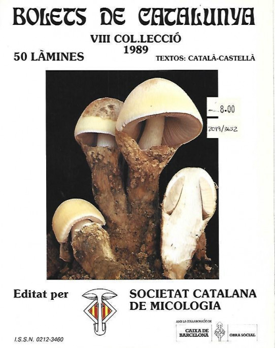 BOLETS DE CATALUNYA VIII COL·LECCIÓ 1989