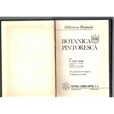 Botánica pintoresca. / P. Font Quer.