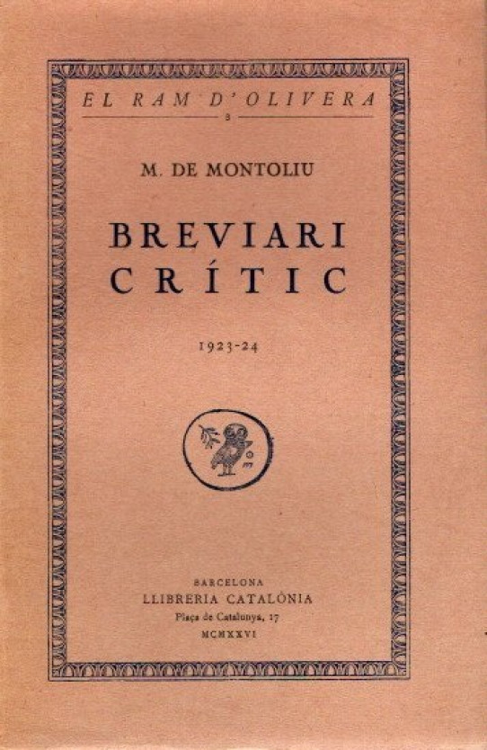 BREVIARI CRÍTIC