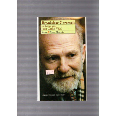 Bronislaw Geremk en diálogo con Juan carlos vidal