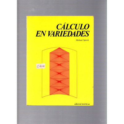 Cálculo en variedades / Michael Spivak