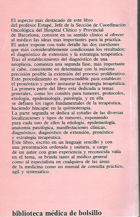 CÁNCER DIAGNÓSTICO DE EXTENSIÓN ESTRATEGIA TERAPEÚTICA