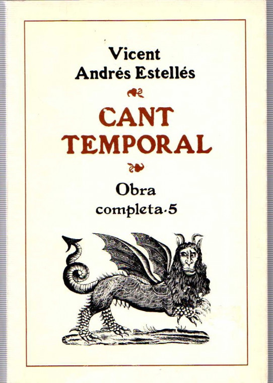 CANT TEMPORAL (OBRA COMPLETA, 5)