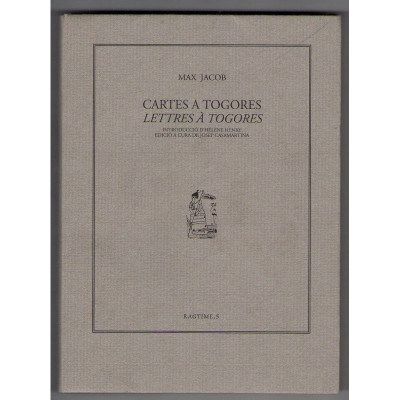 Cartes a Togores  Lettres à Togores / Max Jacob