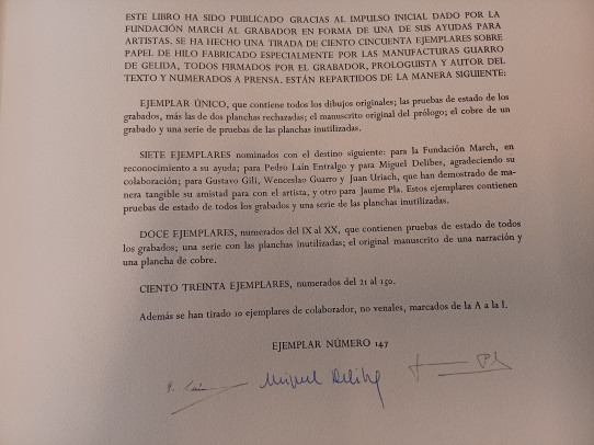 CASTILLA. Dieciocho grabados al buril por Jaume Pla. Textos de Miguel Delibes