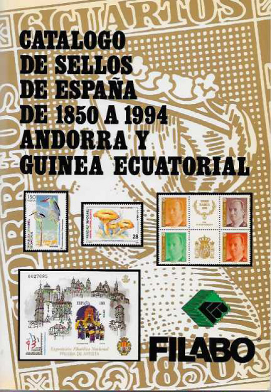 Catálogo de sellos de España de 1850 a 1994, Andorra y Guinea Ecuatorial.
