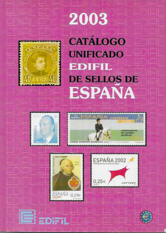 Catálogo unificado EDIFIL de sellos de España.