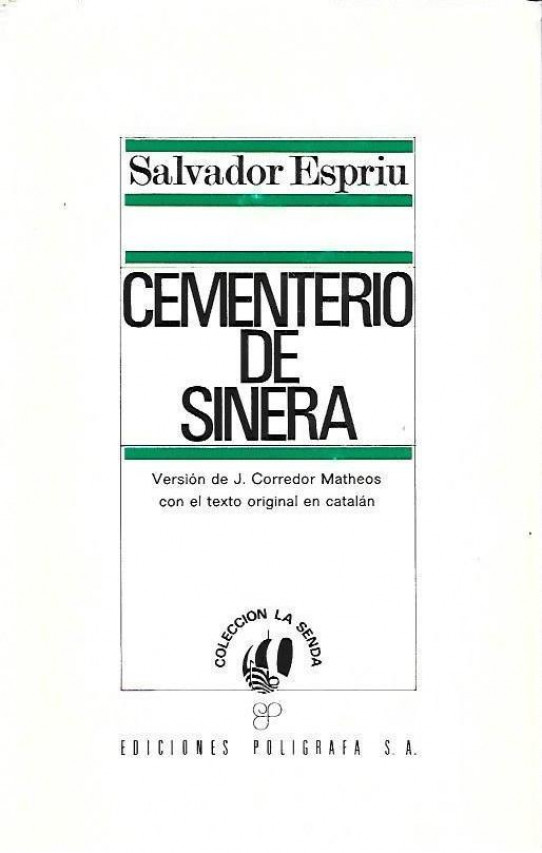 CEMENTERIO DE SINERA (CASTELLANO Y CATALÁN)